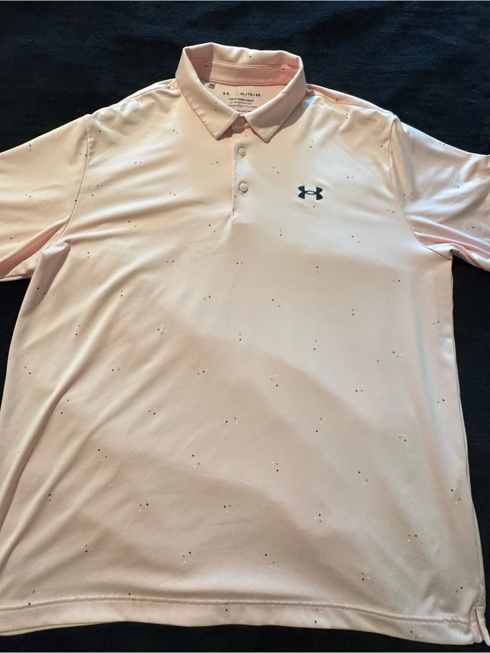 Under Armour Men’s Pink Performance Polo size XL